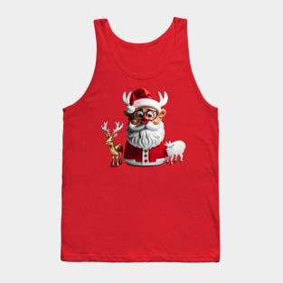 Funny Santa Claus Tank Top